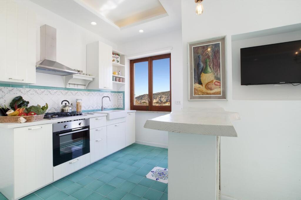 Super Attico Vista Mare Con Piscina Daire Sorrento Dış mekan fotoğraf